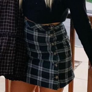Plaid skirt